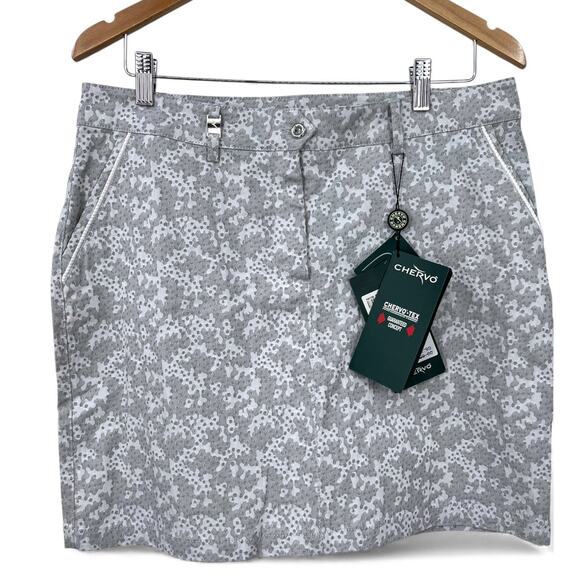 NWT Chervò 10 Skirt Italian luxury sportswear Activewear Golf Women Performance - Picture 2 of 10
